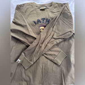 Bape long sleeve tee